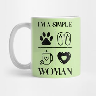 I'm a Simple Woman bk Mug